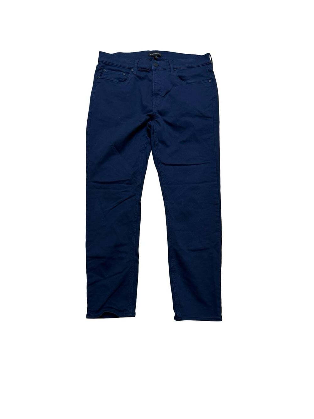 Banana Republic Slim Fit Chino Pants Blue Mens 34W Cotton Twill Stretch
